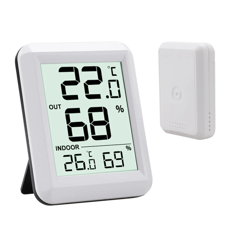 Weather Station Indoor - A49T Kabelloses Thermometer Hygrometer Babyzimmer Digitaler