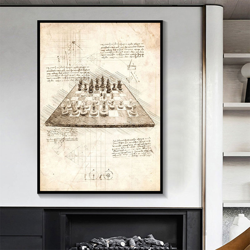 Vintage Abstrakte Da Vinci Ins – Star Map Poster Bewertung und Preis