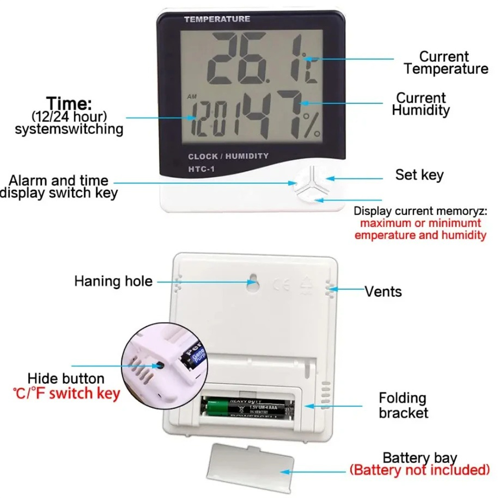 Multifunktions-LED-Digital-The – Weather Station Indoor Bewertung und Preis